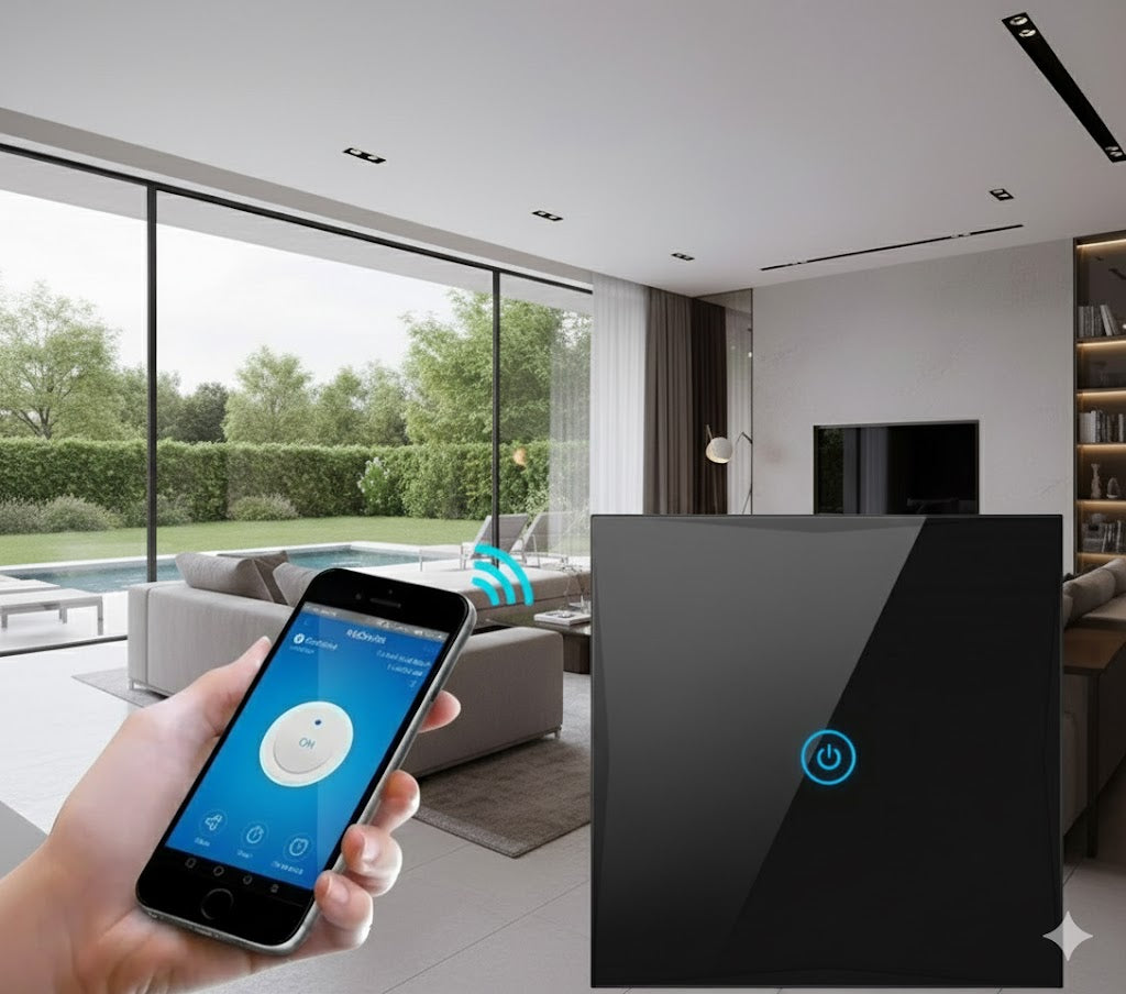 1 Gang Smart Wi-Fi Touch Switch 3X3