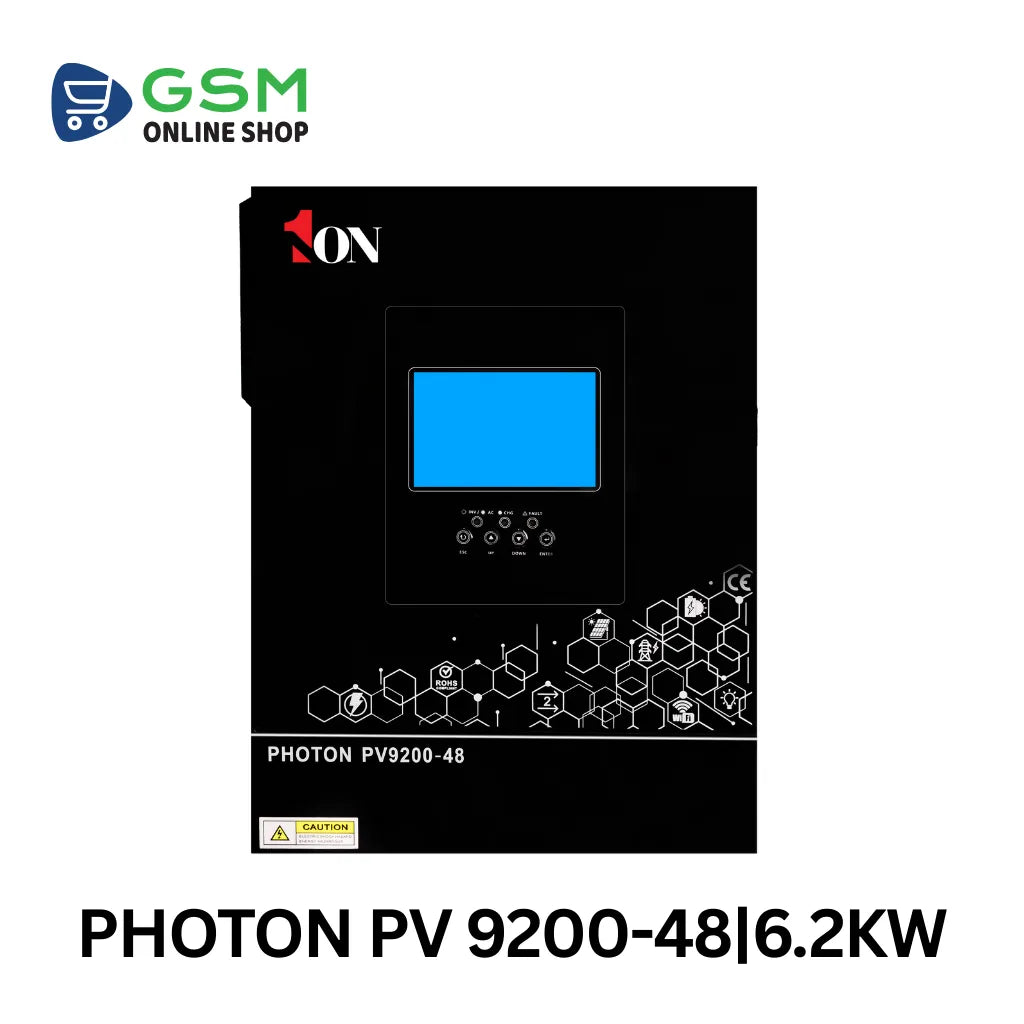 1ON PHOTON PV 9200-48|6.2KW Solar Hybrid Inverter