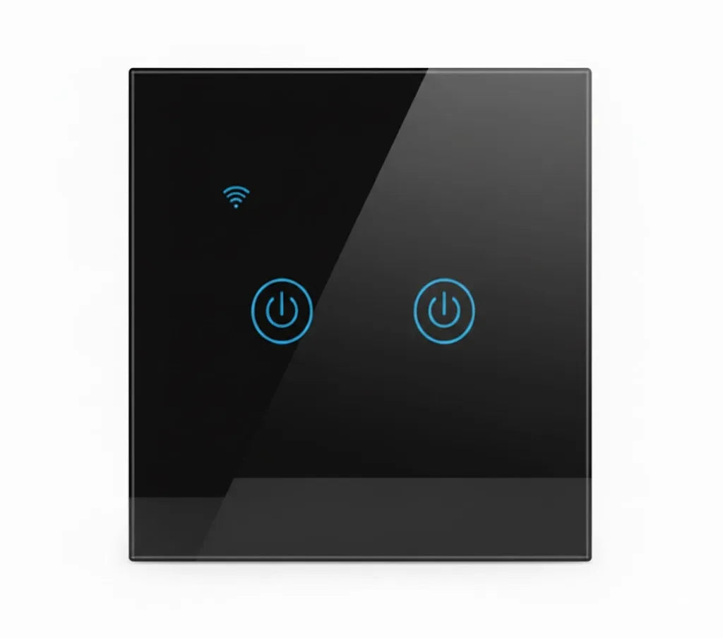 2 Gang WiFi Touch Wall Switch 3X3
