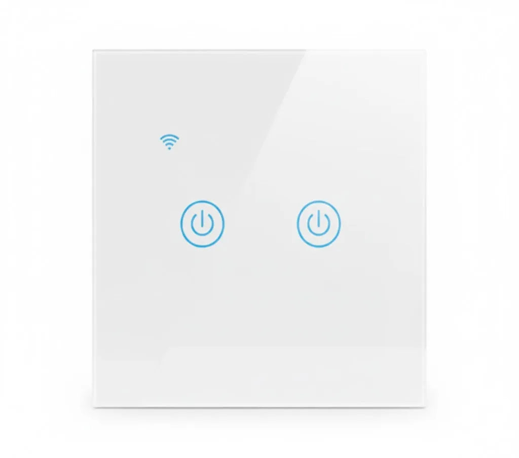 2 Gang WiFi Touch Wall Switch 3X3