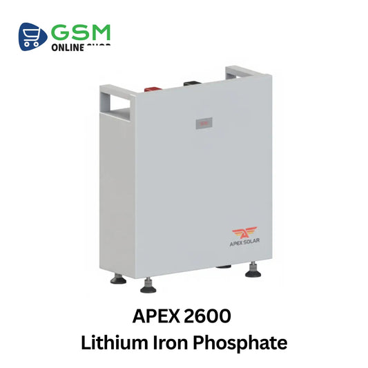 APEX 2600 25.6V  LiFePO₄ (Lithium Iron Phosphate) Battery